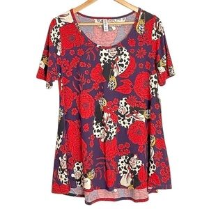 LuLaRoe Disney Cruella Deville Perfect T Shirt